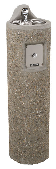 Haws 3060FR Stone Aggregate Freeze-Resistant Outdoor Drinking Fountain