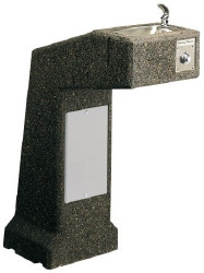 Halsey Taylor 4590FR Freeze Resistant Stone Aggregate Outdoor Drinking Fountain