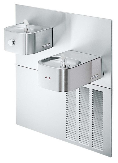 Elkay EROM28K Sensor Operated In-Wall Dual Drinking Fountain