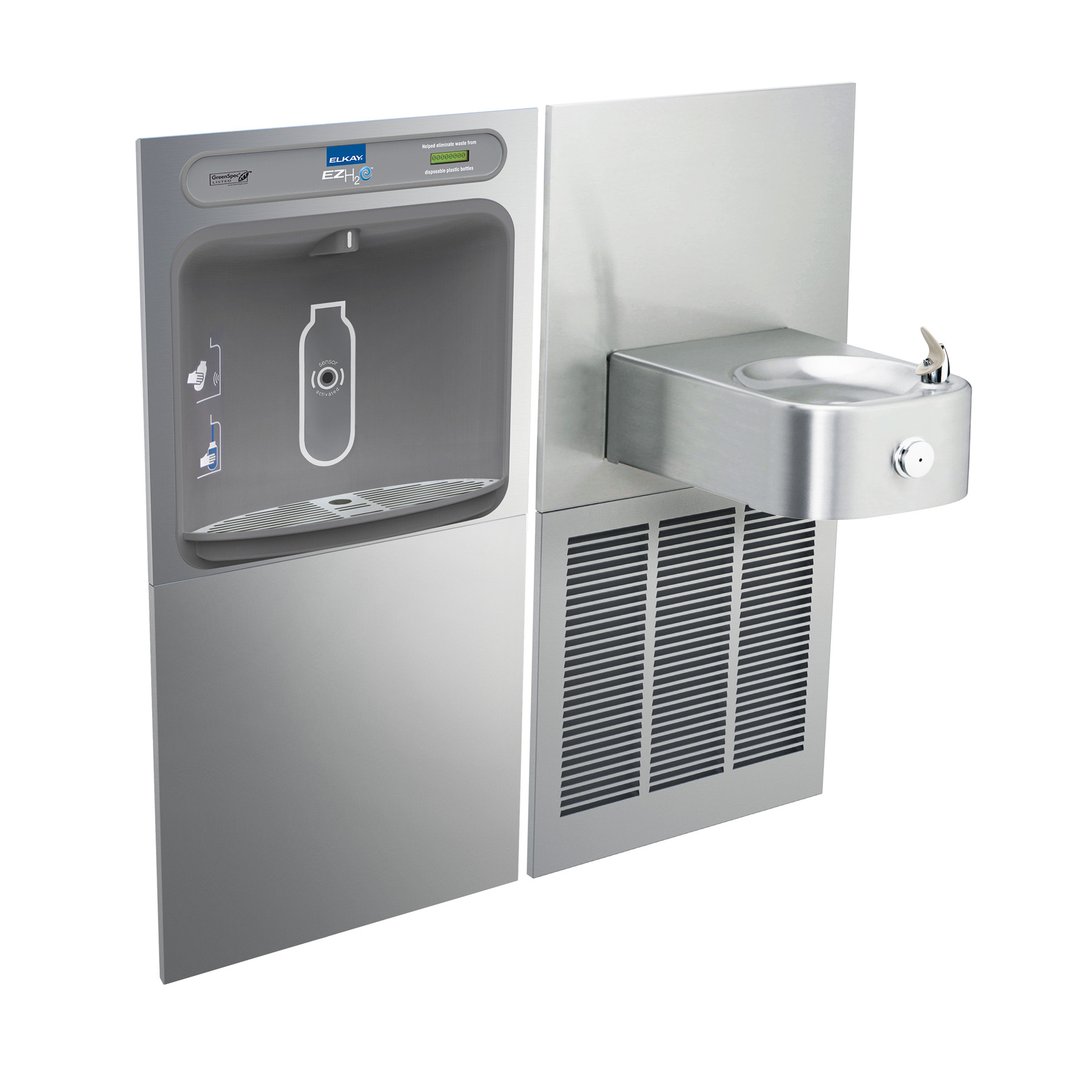 Elkay EZH2O EZWS-SS8K w/ERFPM8K Bottle Filling Station