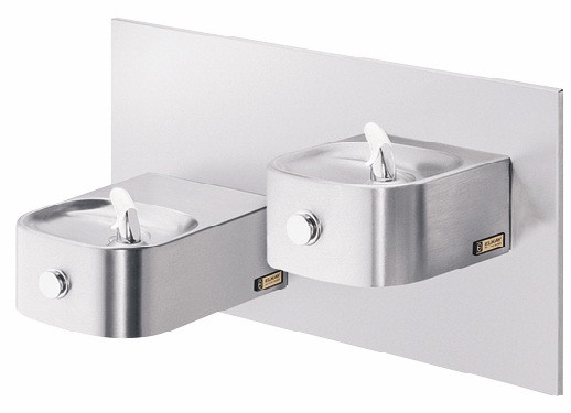 Elkay EDFP217RAC NON-REFRIGERATED In-Wall Dual Drinking Fountain