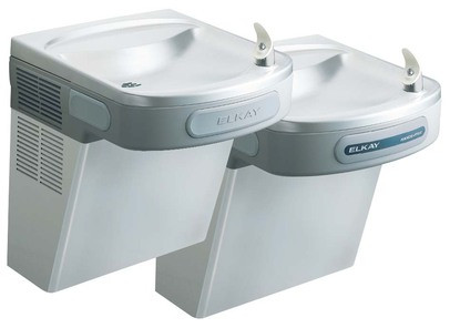 Elkay EZOSTL8SC Stainless Steel Sensor-Operated Dual Drinking Fountain