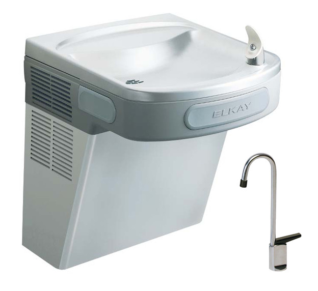 Elkay EZS8SF Stainless Steel Drinking Fountain with Glass Filler