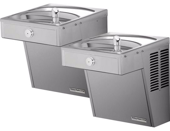 Halsey Taylor HVRGRN8BL GreenSpec Vandal-Resistant Dual Drinking Fountain