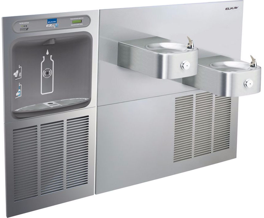 Elkay EZH2O EZWS-SS28K w/ERFPM28K Bottle Filling Station