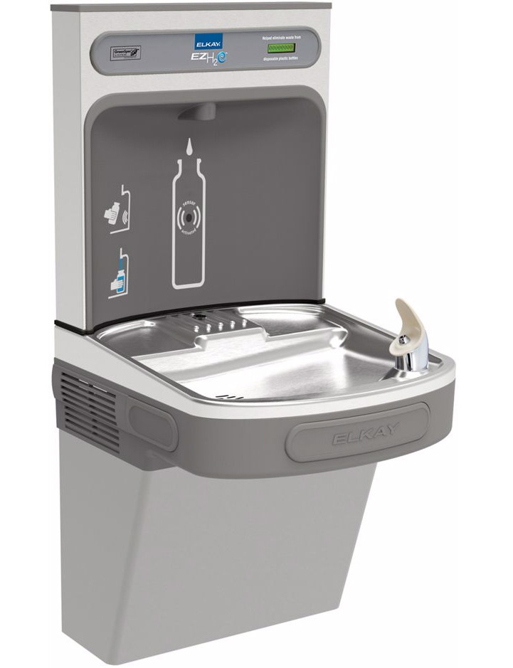 Elkay EZH2O EZSDWSLK NON-REFRIGERATED Drinking Fountain with Bottle Filler