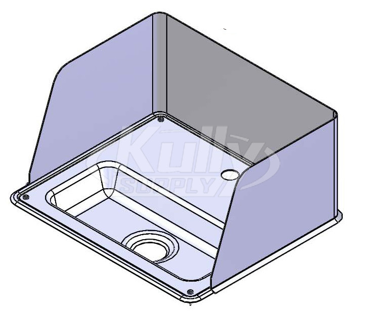 T&S Brass 010124-45 Drip Pan Assembly W/ Splash Guard