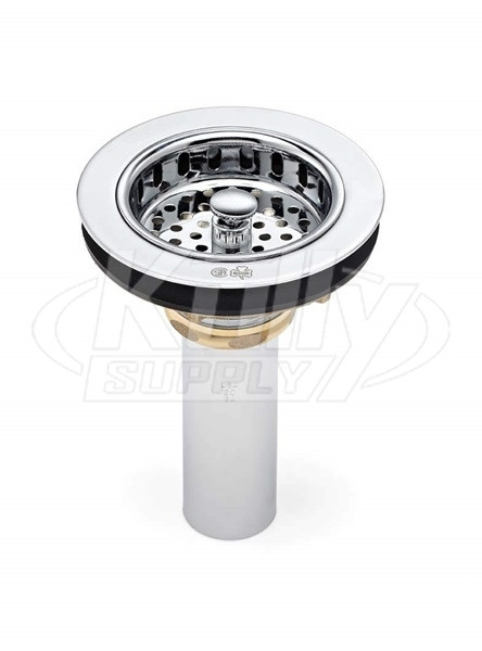 McGuire 151 Kitchen Basket Strainer w/ Tailpiece