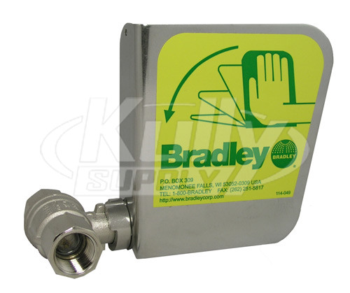 Bradley S30-070 Stainless Steel Eyewash Handle & Valve