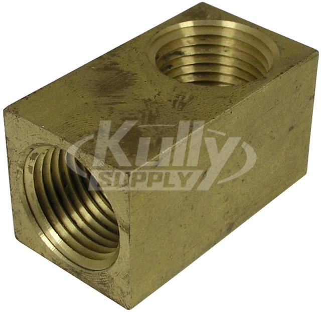 T&S Brass 006895-20 Short Elbow, 1/2" NPT Female X Female