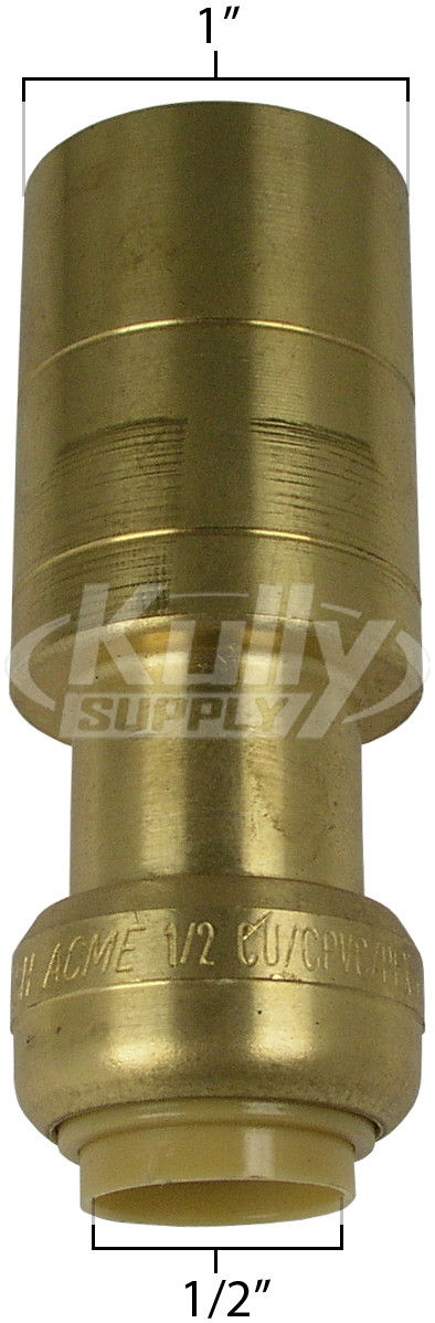 SharkBite U722 Reducer 1/2" x 1" CTS