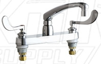 Chicago 1100-317XKVPCABCP Hot and Cold Water Sink Faucet