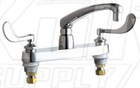 Chicago 1100-319ABCP Hot and Cold Water Sink Faucet