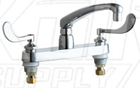 Chicago 1100-E35-317ABCP Hot and Cold Water Sink Faucet