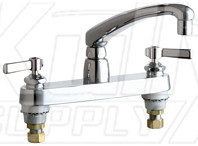 Chicago 1100-E35-369ABCP Hot and Cold Water Sink Faucet