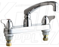 Chicago 1100-E35XKABCP Hot and Cold Water Sink Faucet