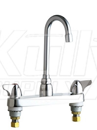 Chicago 1100-GN1AE3ABCP Hot and Cold Water Sink Faucet