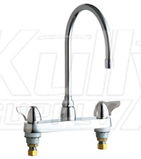 Chicago 1100-GN8AE3ABCP Hot and Cold Water Sink Faucet