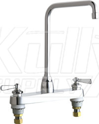 Chicago 1100-HA8-241ABCP Hot and Cold Water Sink Faucet