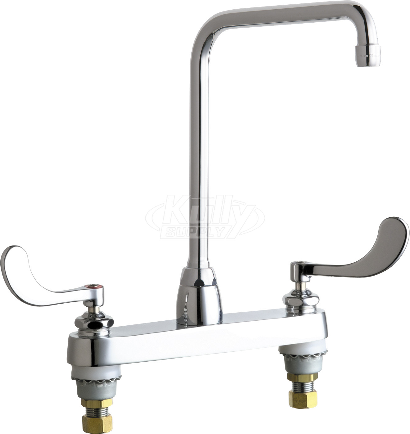 Chicago 1100-HA8-317ABCP Hot and Cold Water Sink Faucet