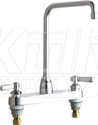 Chicago 1100-HA8-369ABCP Hot and Cold Water Sink Faucet