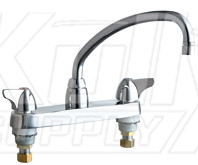 Chicago 1100-L9VPAXKABCP Hot and Cold Water Sink Faucet