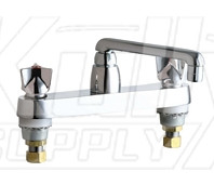 Chicago 1100-S6-950ABCP Hot and Cold Water Sink Faucet