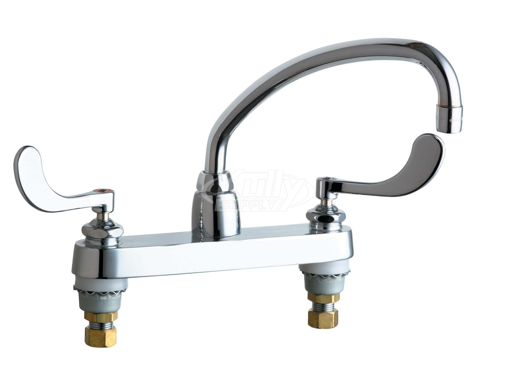 Chicago 1100-L9-317XKABCP Hot and Cold Water Sink Faucet