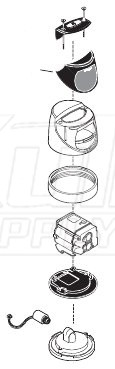 Sloan G2 EBV-149-A Cover, Ring, and Sensor Assembly (for Zurn Water Closets)