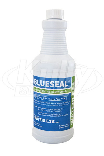 Waterless1114 BlueSeal Trap Liquid, 1 Quart Bottle