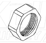 Zurn P6000-C32-RB Stop Nut/Coupling