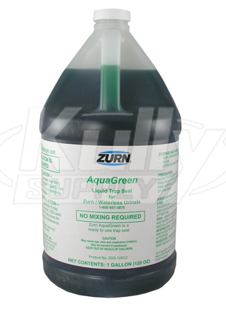 Zurn ZGS-128OZ AquaGreen Waterless Urinal Sealant (1 Gallon Bottle)