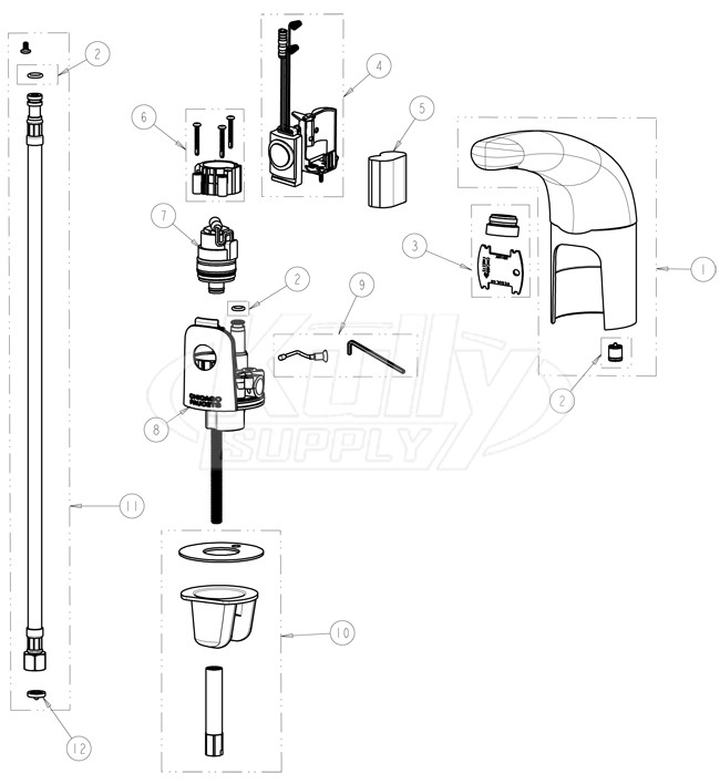 Chicago clearance faucet parts