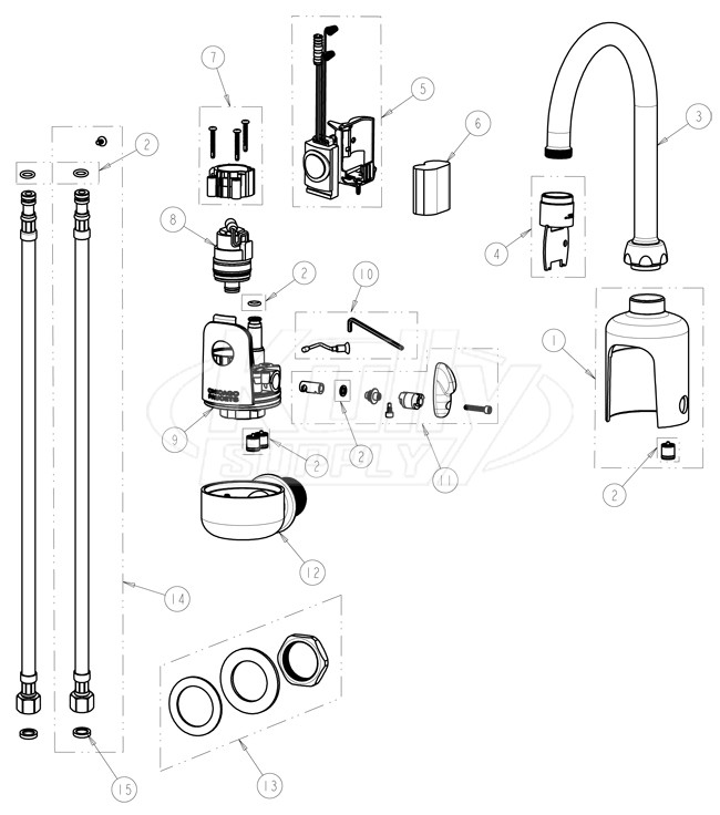 Chicago 116.224.AB.1 Parts Breakdown