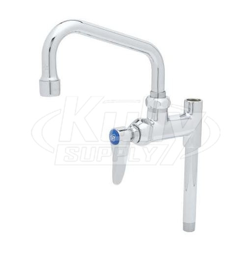 T&S Brass B-0155-05 Add-On Faucet,6" Nozzle,Lever Handle,5" Nipple