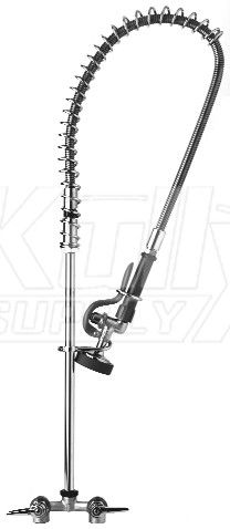 T&S Brass B-0163 Pre-Rinse Unit With Spring Action and Concealed Body