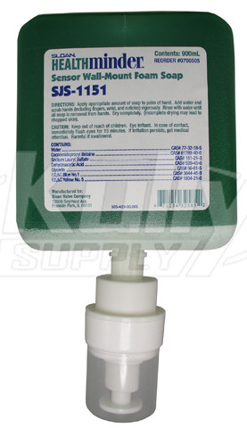 Sloan SJS-1151 Foaming Soap 900 mL