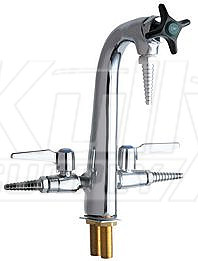 Chicago 1332-CP One Piece Cast Brass Spout