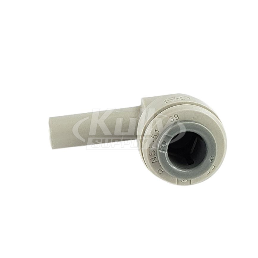 Elbow 1/4" Push In x 1/4" Stem