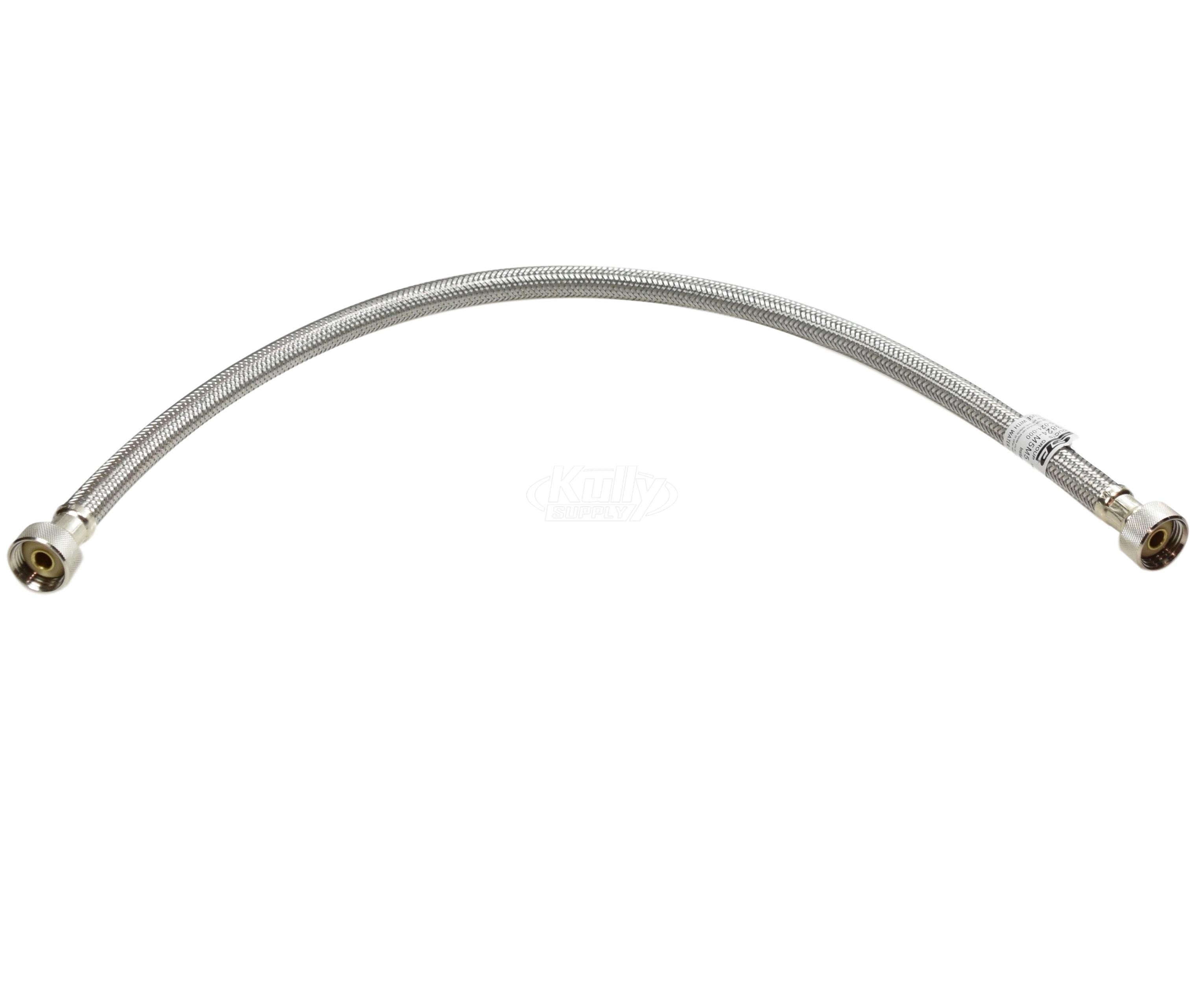 Acorn 2195-024-000 24" Stainless Steel Braided Hose 1/2" Female X 1/2" Female