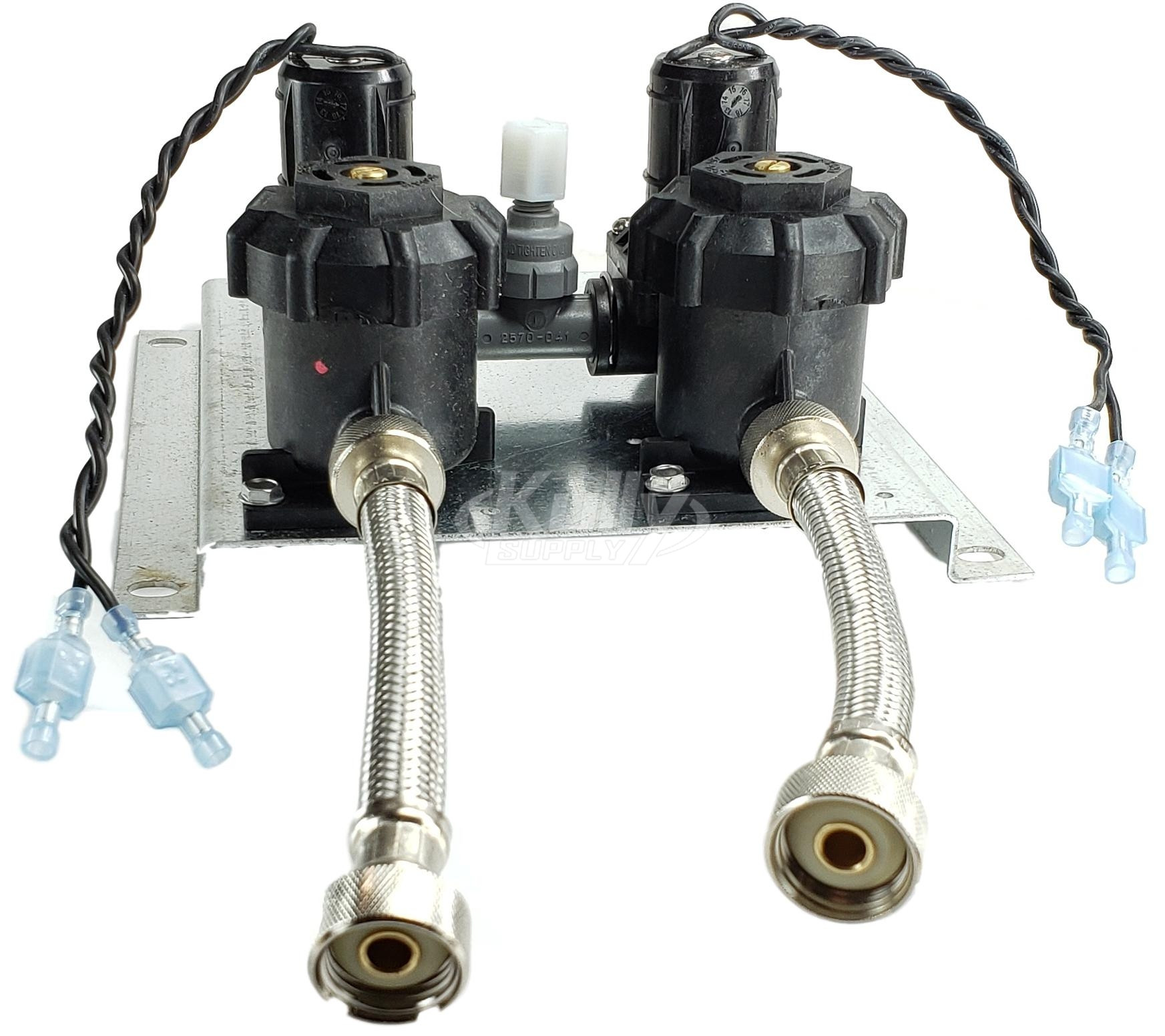 Acorn 2590 150 001 Hot Cold Plastic Solenoid Op 5 Gpm Valve Assembly W Plate Kullysupply Com