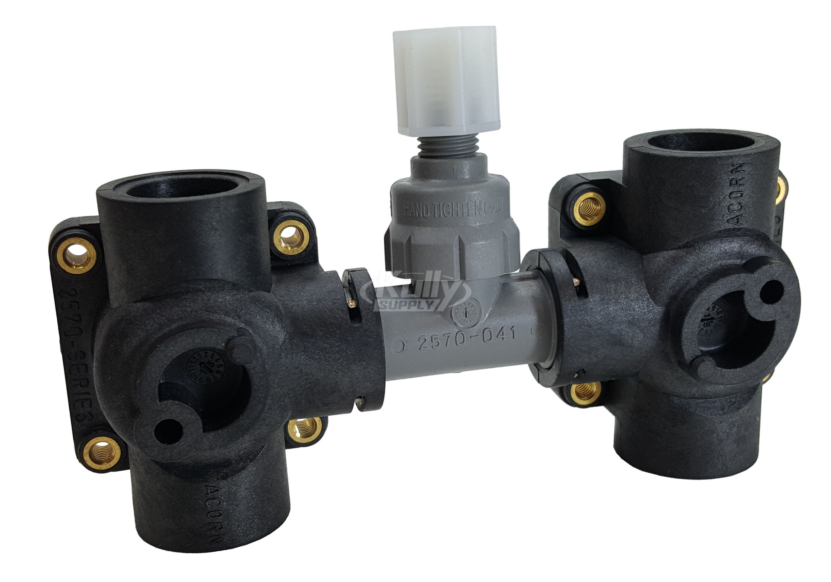 Acorn 2590 200 001 Hot Cold 5 Gpm Plastic Valve Body Assembly Only Kullysupply Com