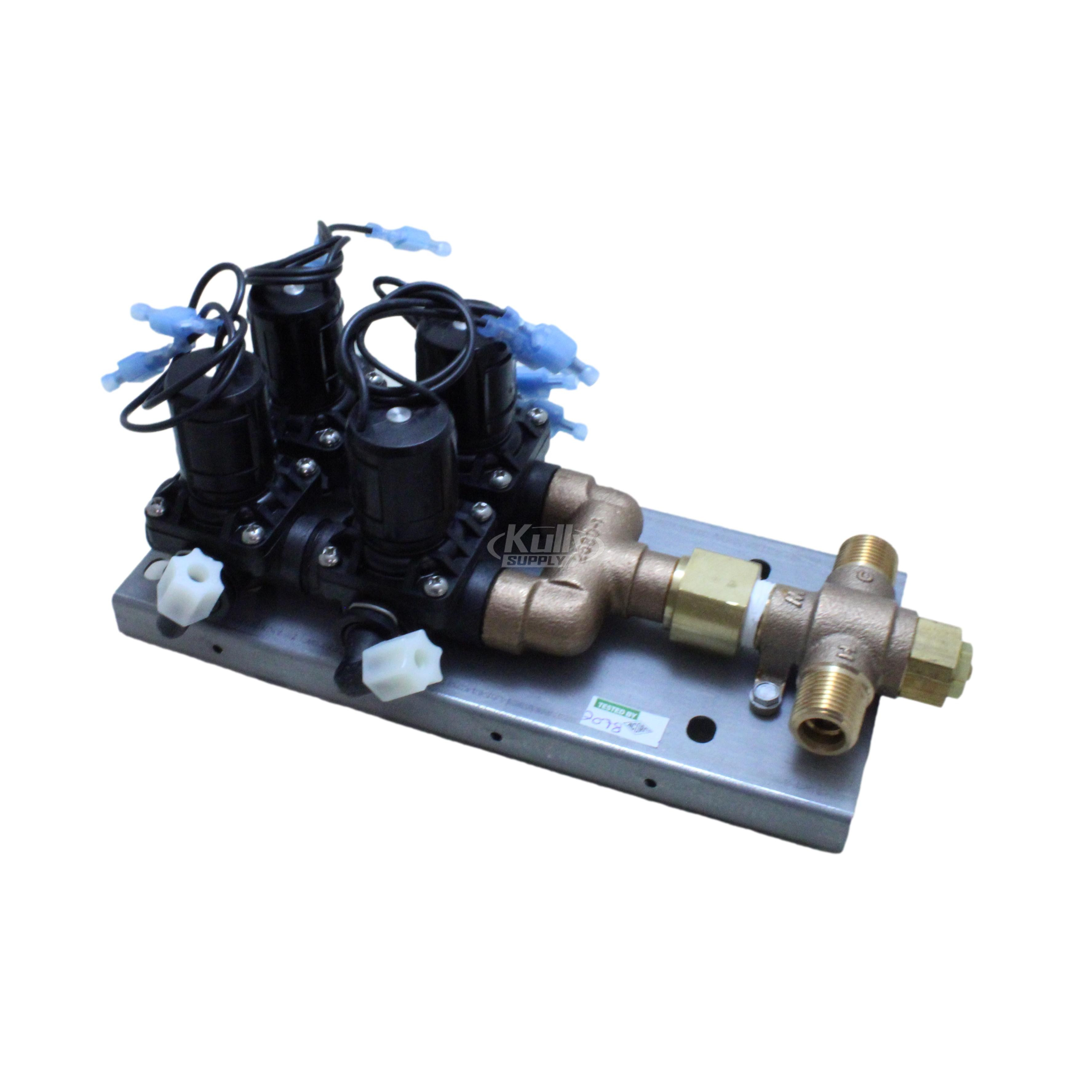 Acorn 2598-224-001 Mxt/P Valve Assembly W/Plate For 4 Stn 24V -So Op. Metering Wash-Ware