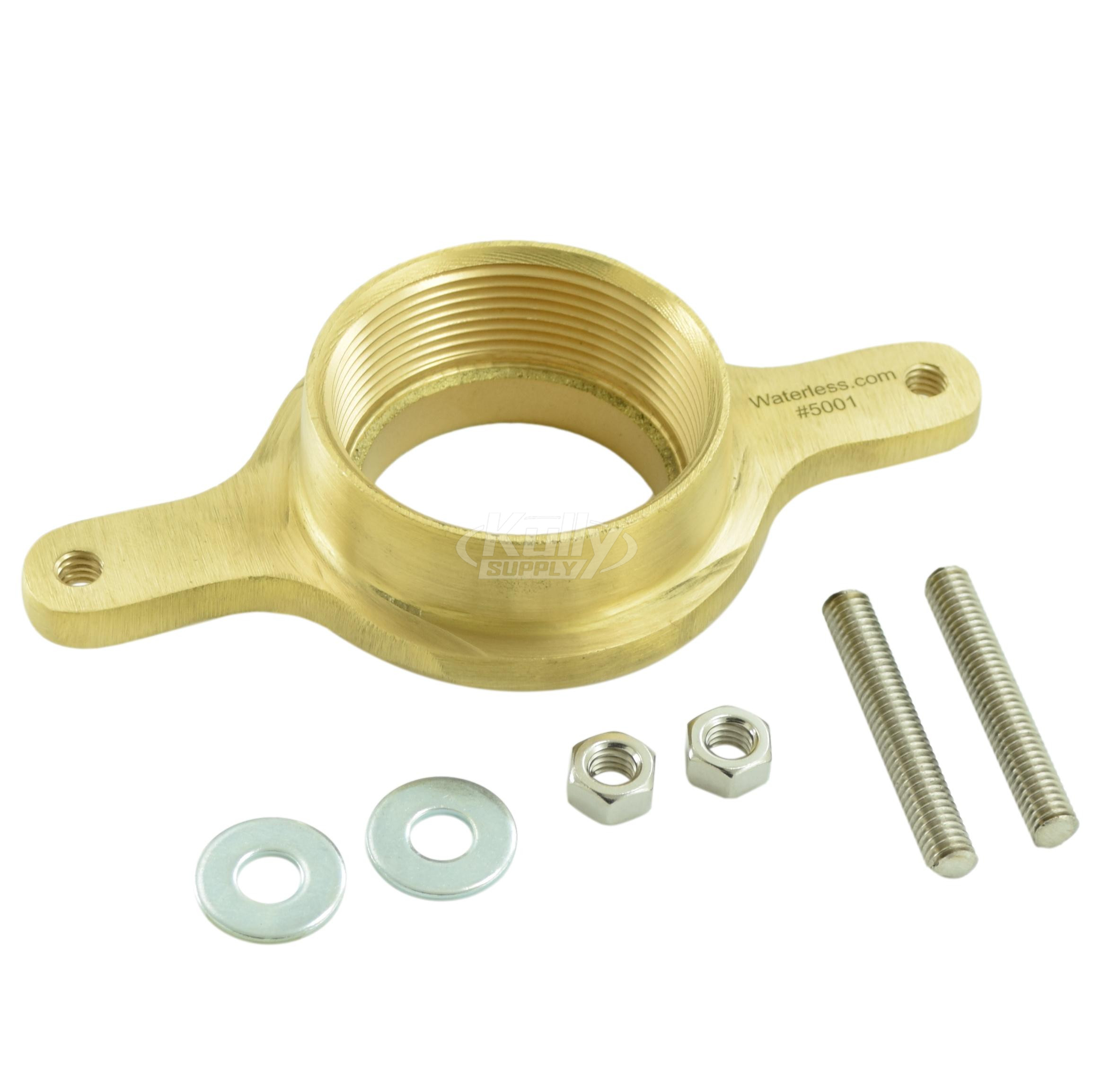 Waterless 5001 2" Brass Urinal Flange