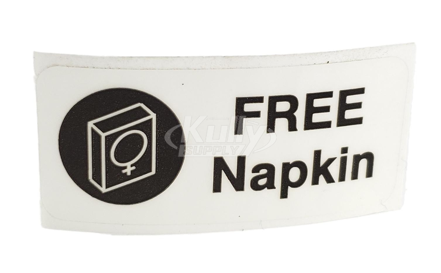 Free Napkin Sticker