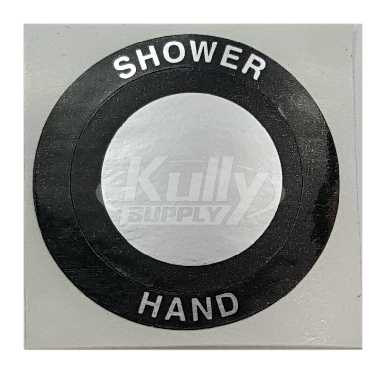 Zurn T7073-2P 2-Way Diverter Dial Plate Sticker