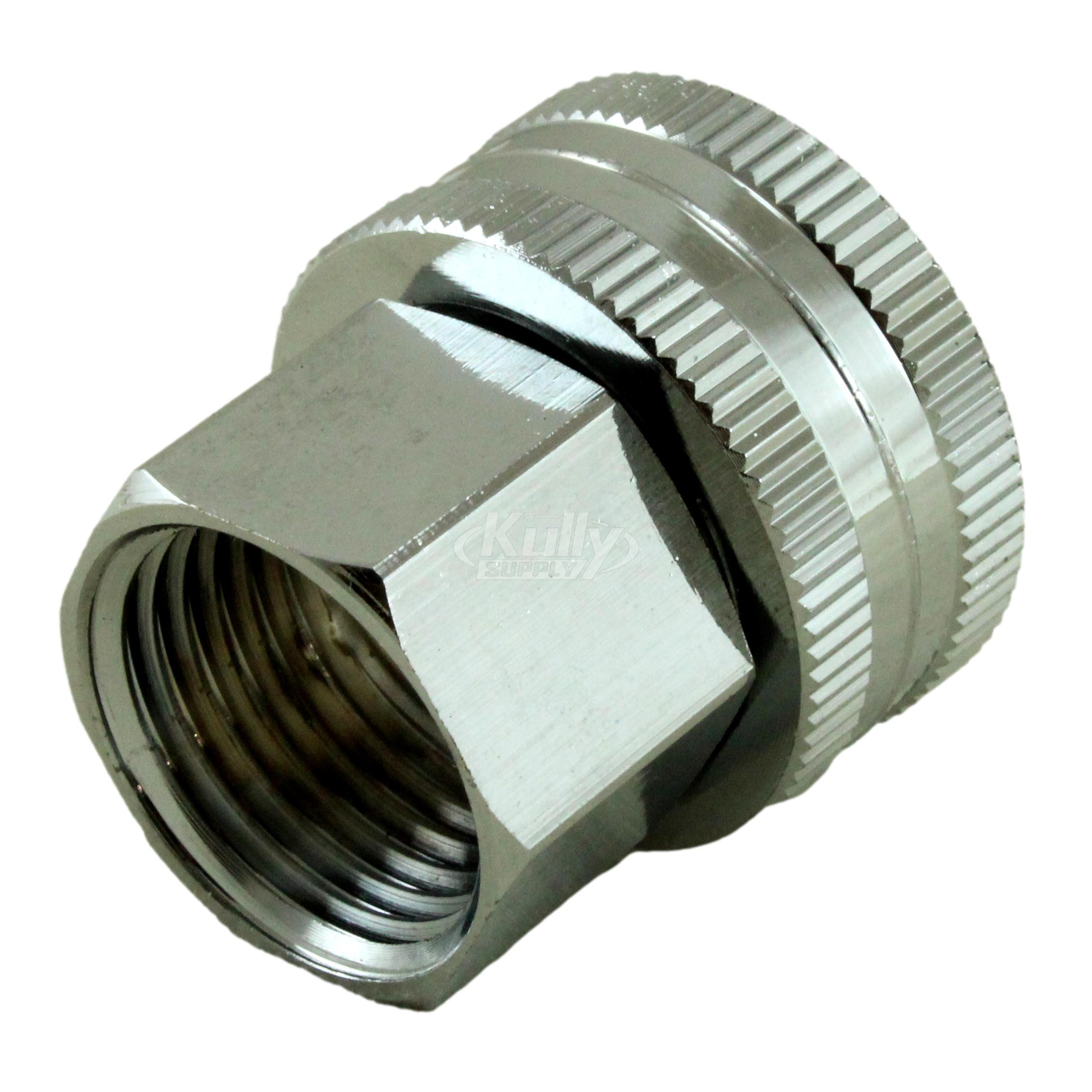 T&S Brass 002957-25 Adapter Garden Hose 1/2" NPT Female X 3/4" Gh Female