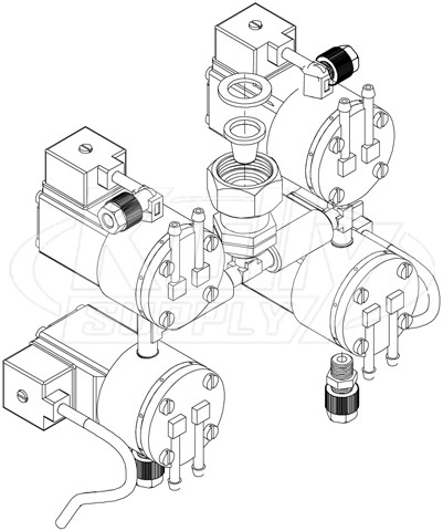 Intersan SF4SET9 Sanifount 4-User Manifold (Discontinued)