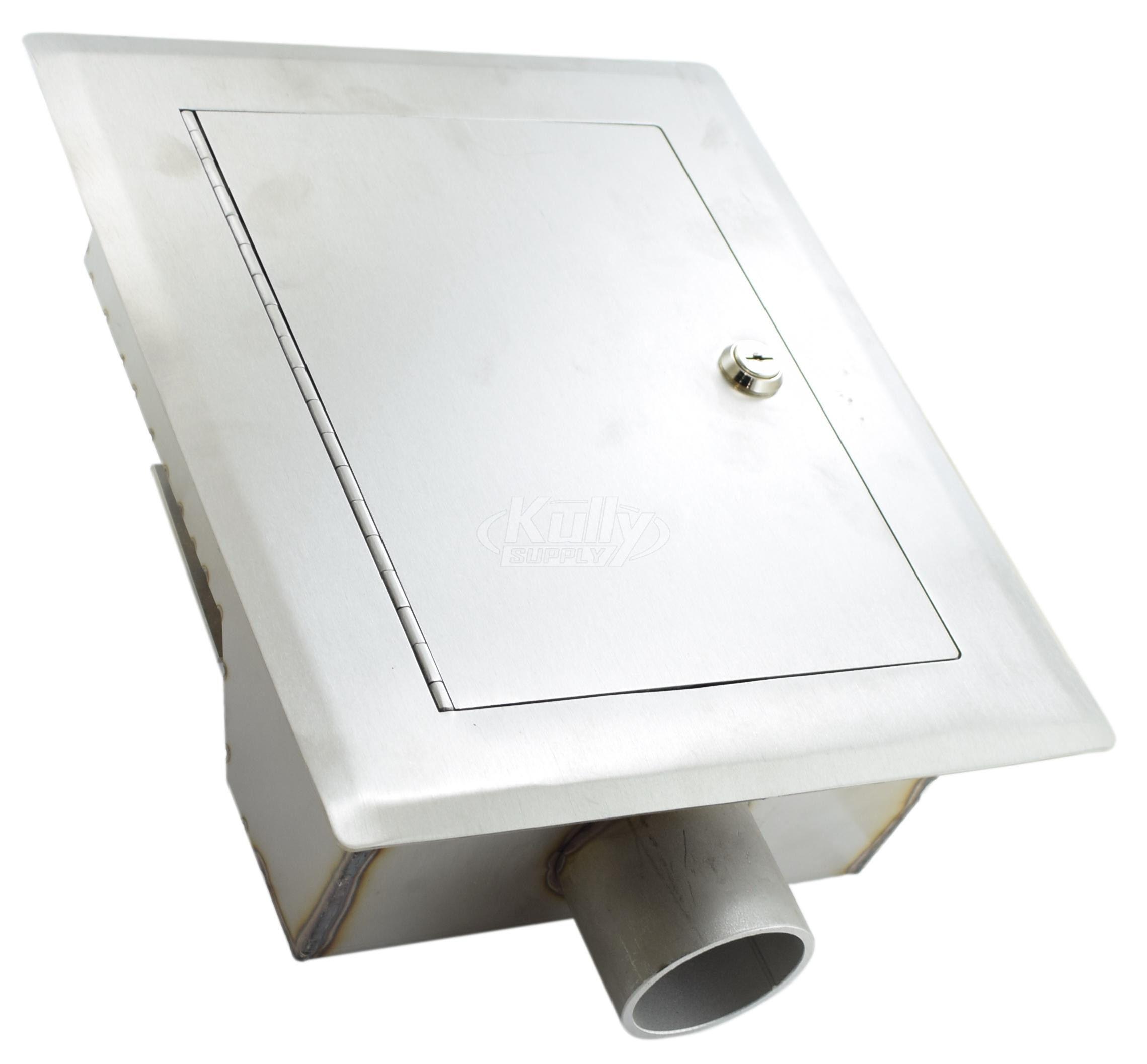 Bradley 7909VB Recessed Hose Box w/Cold Supply