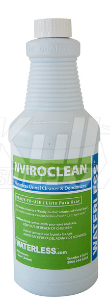 Waterless 1614 NviroClean Fixture Cleaner, 1 Quart Bottle